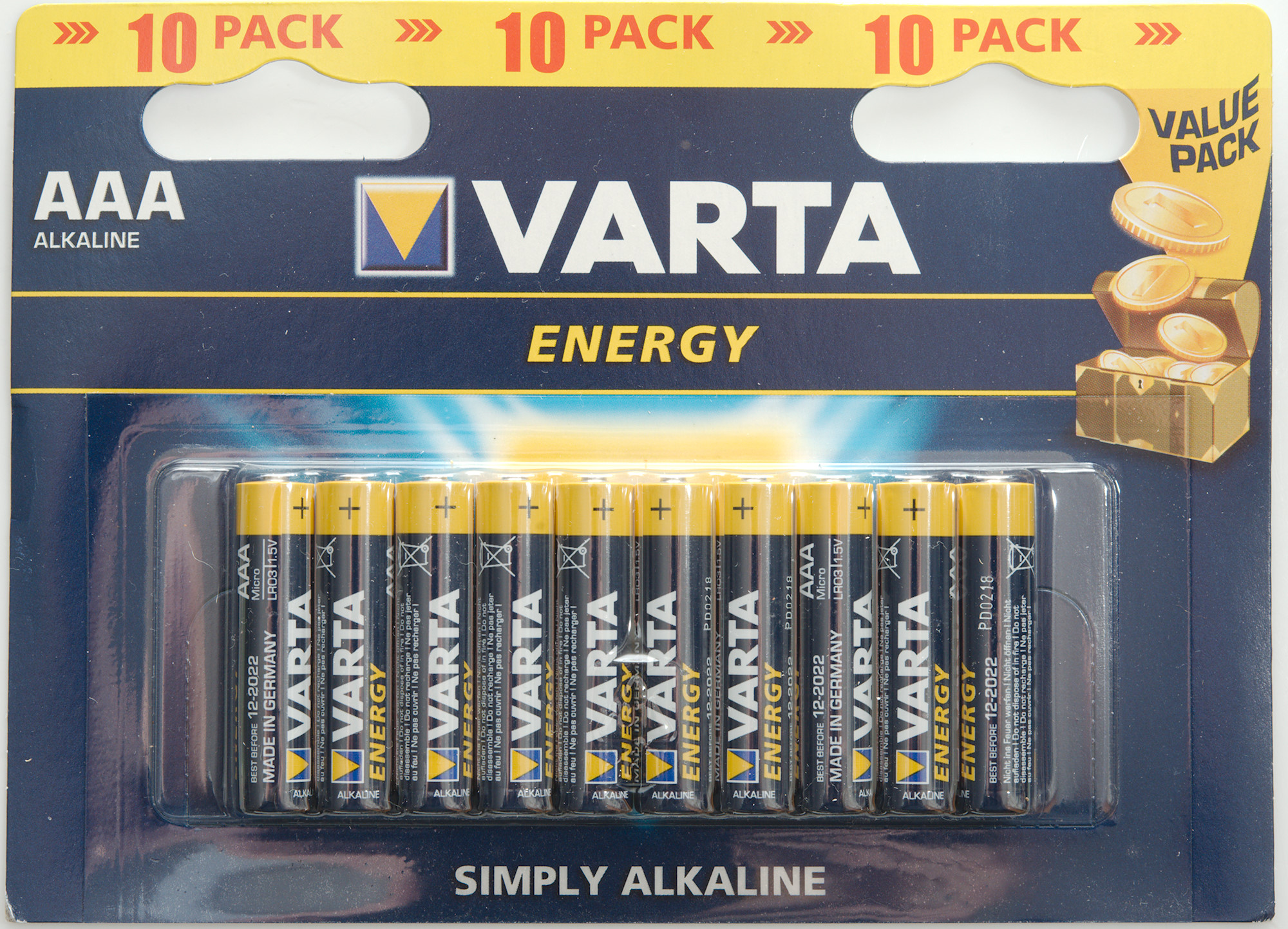 Test Review Of Varta Energy AAA 4103 Consumable Batteries